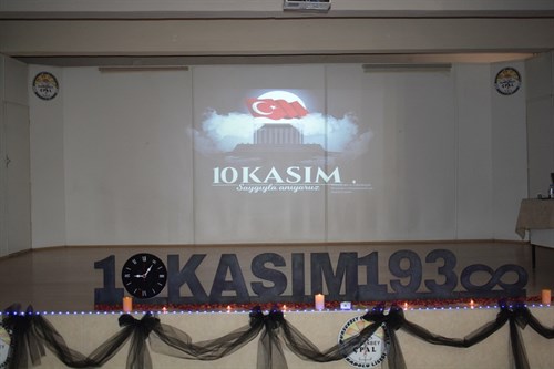 10 Kasım Atatürk'ü Anma Programı Düzenlendi.